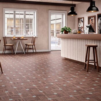 Piso Deco wood roble Vitromex 37X37 cm