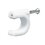 Grapa Curva Cable Coaxial Volteck 20 pz Blanca