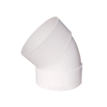 Codo PVC Sanitario 1½ 45 Grados 40 mm