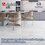 Piso Aurora blanco brillante Daltile 60x120 cm rectificado ZA62