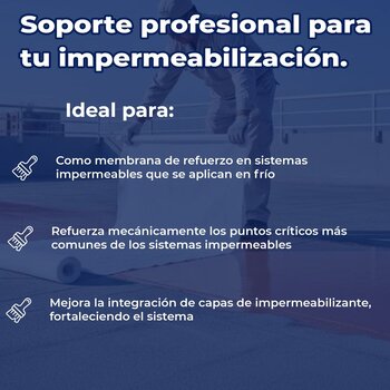 Tela Refuerzo Poliflex marca Protexa R5808812 100 m
