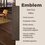 Piso Emblem Brown Daltile 20 x 90 cm