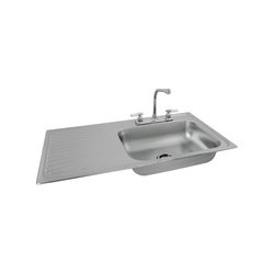 Fregadero K101 marca Eb Técnica 101 x 54 cm Acero Inoxidable