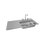 Fregadero K101 marca Eb Técnica 101 x 54 cm Acero Inoxidable