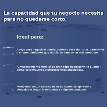 CONGELADOR HORIZONTAL 9 PIES