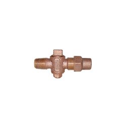 Válvula Inserción Bronce ½ Rugo