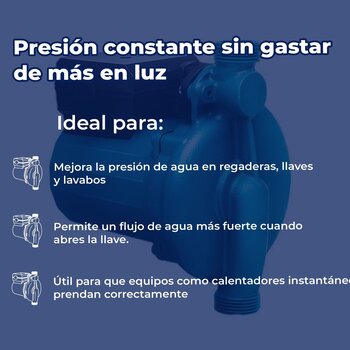 Bomba Presurizadora Rotoplas 1/3 Hp 110v Para Mejorar Presión
