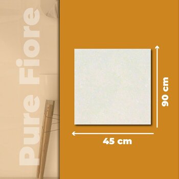 Muro Pure Fiore White Daltile 45 x 90 cm