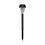 Luminario solar led jardin estaca recargable 5000K walk negro