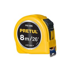 Cinta de Medir Pretul Flexómetro 8M 25 MM