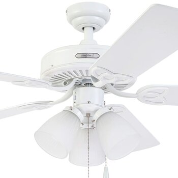 Ventilador de cielo CoolFan Architect Blanco 52 pulg