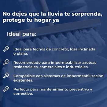 Impermeabilizante Acrílico Fester 5 Años Blanco Fibratado 19 L