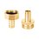Conector Macho Hembra Truper ½ pulg CFM-1/2B