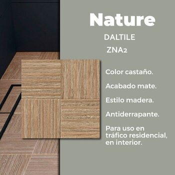 Piso Nature Castaño Daltile 37x37 cm ZNA2