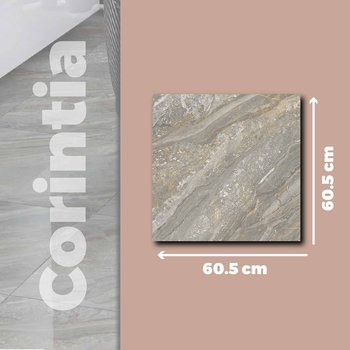 Piso Tipo Mármol Corintia Oxford Daltile 60.5 x 60.5 cm