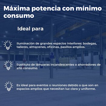 Foco Led Alta Potencia Aksi 40 W Luz Blanca E27