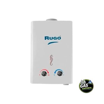 Calentador de Paso Instantáneo Rugo 12 L Gas Natural 2 Servicios