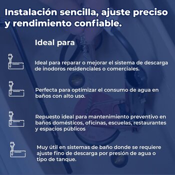 Pera Sapito WC Descarga Ajustable 50 mm 2 Fluidmaster