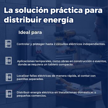 Centro Carga 2 Unidades Sobreponer