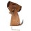 Figura decorativa mascota Golden Lab 39 cm