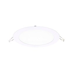 Luminario flat eco 7 pulgadas led 12 watts luz blanca