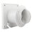 Extractor Baño Ultra Delgado Blanco 4 pulg marca Estevez