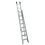 Escalera Convertible Aluminio 17 Peldaños marca Cuprum