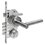 Cerradura Entrada T Dexter Alta Seguridad Ll/Ll Acero Inox.
