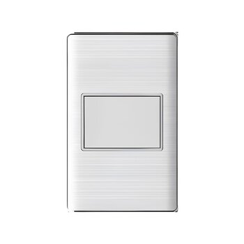 Placa Ciega Blanco Luxica