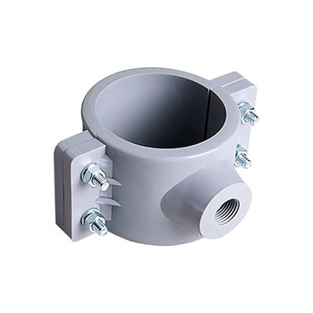 Abrazadera PVC Hidráulica 4 x ¾ pulg