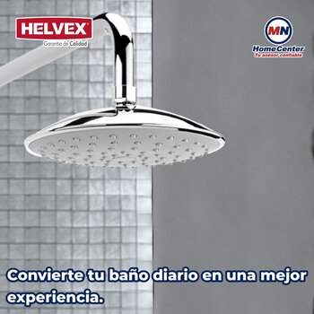 Regadera Redonda 7" de Chorro Fijo Plato Ancho Helvex H-3004