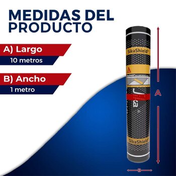 Imper prefabricado APP Sikashield 4.0mm F PL gravilla roja