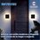 Luminario de Sobreponer en Muro Pixel Negro Estevez 4W