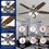 Ventilador Buider Plus 52 pulg Niquel Cepillado Hunter