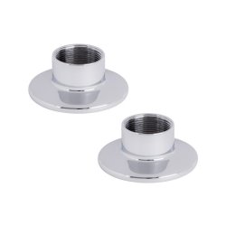 Juego Chapetones sin Empaques Helvex Cromo SH-130