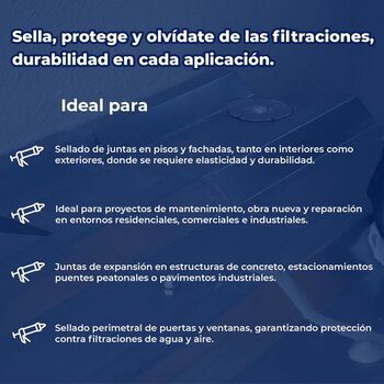 Sellador poliuretano sikaflex 1a purform blanco salchicha 600 ml
