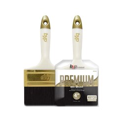 Brocha Premium de Cerda Natural y Poliéster BYP 4” Pulgadas