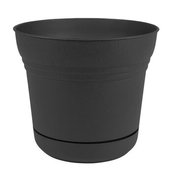 Maceta Colección Saturno Color Negro