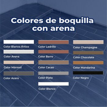 Boquilla con arena 10 kg Crest color gamuza