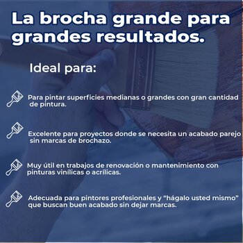 Brocha de Poliéster Project Select Corte Recto BYP 3"