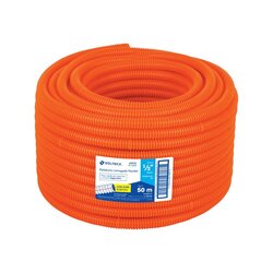 Metro de Poliducto 1/2" Corrugado Flexible Con Guía rollo 50 M