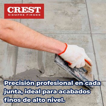 Boquilla Sin Arena 5 kg Crest Color Arena Juntacrest ultramax
