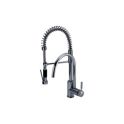 Llave Monomando Para Fregadero Doble Cabezal Helvex E-308