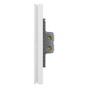 Placa 1 Apagador Lucek Flat Blanco