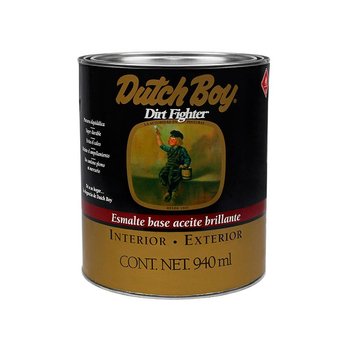 Esmalte Alquidálico Dirt Fghter Dutch Boy Blanco Mate 1 Lt