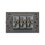 Placa 3 Contactos Lucek Flat Blanco