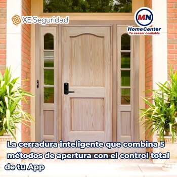 Cerradura inteligente para puerta XE CI-200BT negra bluetooth