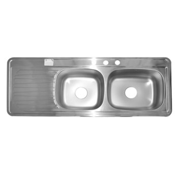 Tarja Fregadero Eb Técnica Con 2 Tinas 1 Escurridor 144 x 54 cm