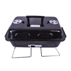 Asador Portátil Rectangular de Acero 30X45cm
