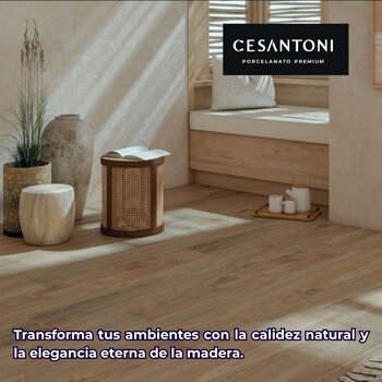 Piso Amberwood Cesantoni 20 x 120 cm Rectificado